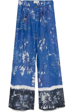 ERMANNO SCERVINO Bukser, Dame, Blå, XS, Uld, Stilfulde Casual Bukser til Mænd