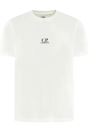 C.P. Company Top, Herre, Hvid, S, Herre T-shirts med korte ærmer