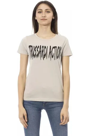 Trussardi Top, Dame, , M, Bomuld, Rund Hals Tee