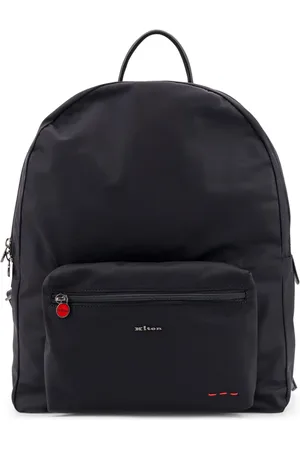 Kiton Taske, Herre, Sort, ONE SIZE, Læder, Sorte tasker med læderhåndtag