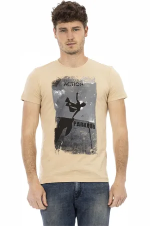Trussardi Top, Herre, , L, Action Kortærmet Rund Hals T-shirt