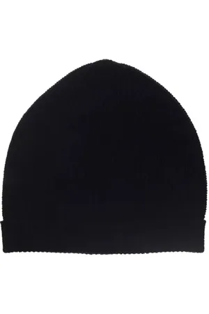 ALPHA STUDIO Tilbehør, Herre, Blå, M, Uld, Blå Merino Ribbed Herre Hat