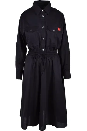 Moschino Kjole, Dame, Sort, XS, Bomuld, Dametøj