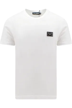 Dolce & Gabbana Top, Herre, Hvid, M, Bomuld, Hvide T-shirts og Polos