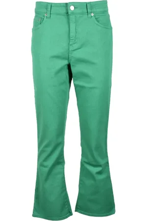 DEPARTMENT FIVE Jeans, Dame, Grøn, W30, Bomuld, Stilfulde Jeans i Bomuld Elastan Blanding