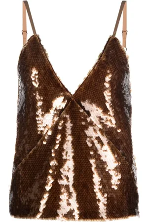 FEDERICA TOSI Top, Dame, Brun, XS, Uld, Brun Topwear til Kvinder Aw23