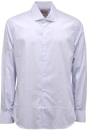 BROOKSFIELD Skjorte, Herre, Hvid, L, Uld, Slim Skjorte Made in Italy