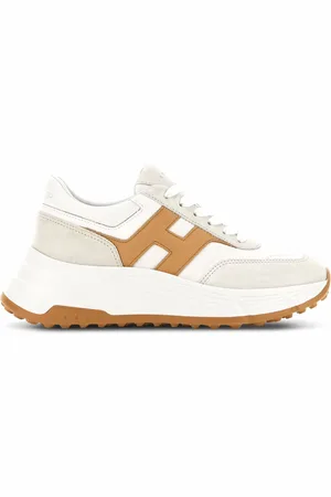 Hogan Sko, Dame, Flerfarvet, 35 1/2 EU, Læder, Grå Ruskind Læder Sneakers