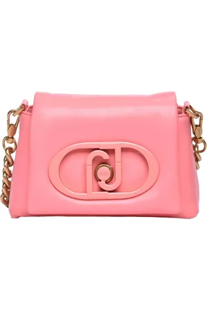 Liu Jo Taske, Dame, Lyserød, ONE SIZE, Uld, Puffy Crossbody Taske med Clip Lukning