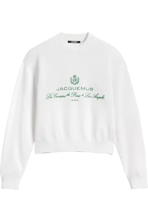 Jacquemus Sweathshirts & Hoodies, Dame, Grå, XS, Venedig Strik Top