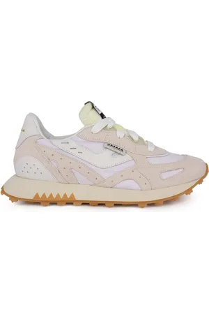 RUN OF Sko, Herre, Hvid, 41 EU, Hvide Sneakers Hash Stil
