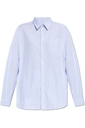 Sporty & Rich Bluser & Skjorter, Dame, Blå, M, Bomuld, Skjorte Ridning Drop