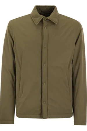 HERNO Jakke, Herre, Grøn, 3XL, Uld, Light Jackets