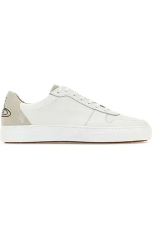 Vivienne Westwood Sko, Dame, Hvid, 37 EU, Læder, Klassiske Hvide Lædertræner Sneakers