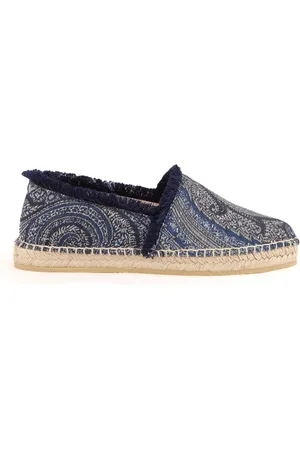 Etro Sko, Dame, Blå, 41 EU, Uld, Espadrilles