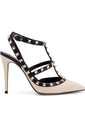 VALENTINO GARAVANI Sko, Dame, , 40 EU, Læder, Hælede Pumps med Justerbar Strop