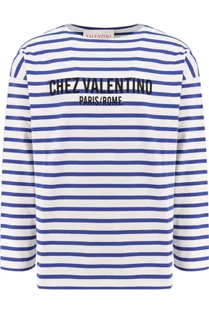 VALENTINO Top, Herre, Blå, M, Bomuld, Blå T-shirts og Polos