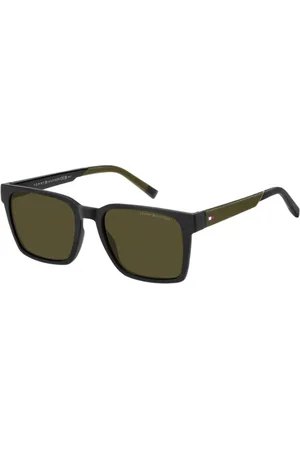 Tommy Hilfiger Tilbehør, Herre, Grøn, 55 MM, Sort Grøn/Grøn Solbriller TH 2143/S