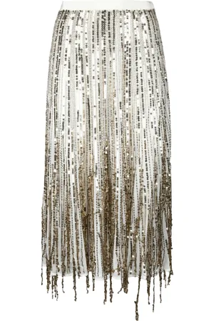 Elisabetta Franchi Nederdel, Dame, Gul, S, Chiffon, Nederdel