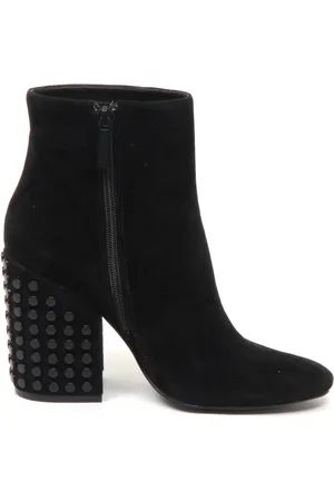 KENDALL + KYLIE Sko, Dame, Sort, 37 EU, Suede, Suede støvlesko med 10 cm hæl
