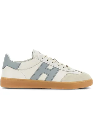 Hogan Sko, Dame, Hvid, 36 EU, Læder, Hvide Sneakers Cool Azzurro Læder Ruskind