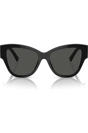 Dolce & Gabbana Tilbehør, Dame, Sort, 54 MM, Tyl, Butterfly Style Solbriller med XL Arme