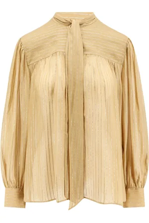 Chloé Bluser & Skjorter, Dame, , XL, Silkesjal Langærmet Skjorte
