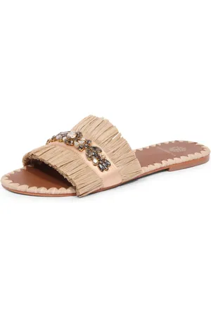 DE SIENA Sko, Dame, , 36 EU, Raffia Sandal Semira i Nougat