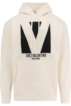 VALENTINO Sweathshirts & Hoodies, Herre, , L, Bomuld, Sweater med Justerbar Hætte