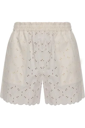 Moncler Shorts, Dame, , XS, Shorts med blonder udsnit