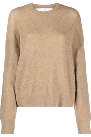 IRO Strik, Dame, Brun, XS, Uld, Sweatshirts