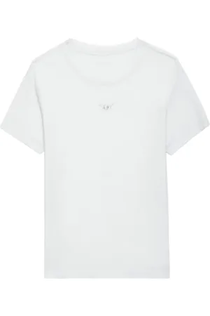 Zadig & Voltaire Top, Dame, Hvid, L, Hvide T-shirts og Polos