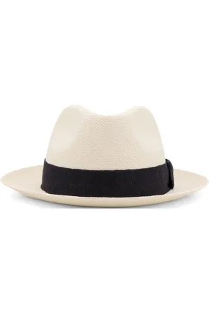 Kiton Tilbehør, Herre, Hvid, M, Hvide hatte med broderet logo