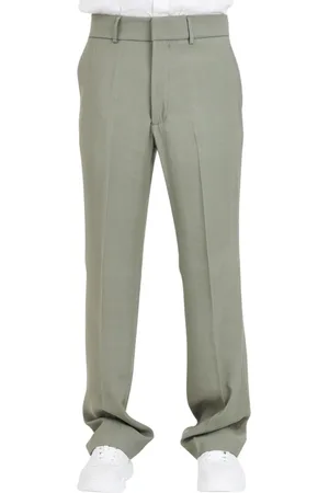 Patrizia Pepe Bukser, Herre, Grøn, L, Polyester, Elegant Viskose Polyester Bukser