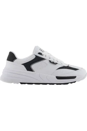 EA7 Sko, Herre, Hvid, 40 1/2 EU, Hvide Sneakers til Mænd