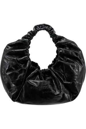 Alexander Wang Taske, Dame, Sort, ONE SIZE, Læder, Sort lædertaske med magnetisk lukning