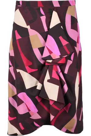 MARELLA Nederdel, Dame, Flerfarvet, M, Polyester, Nederdel