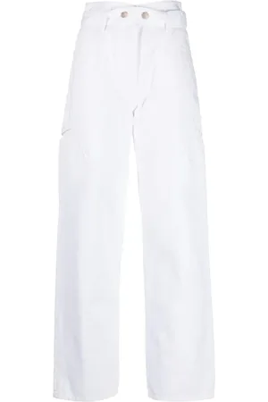IRO Jeans, Dame, Hvid, L, Bomuld, Straight Jeans