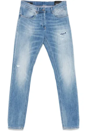 Dondup Jeans, Herre, Blå, W32, Lys Blå Klassiske Fem-Lomme Jeans