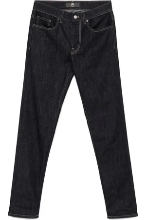 PT01 Jeans, Herre, Blå, W40, Denim, Indigo Denim Jeans Klassisk Stil