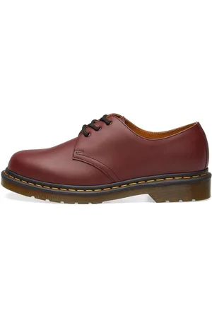 Dr. Martens Sko, Herre, Brun, 39 EU, Læder, Klassiske Cherry Red Lædersko
