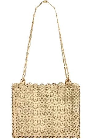 Paco rabanne Taske, Dame, Gul, ONE SIZE, Uld, Ikonisk Lys Guld 1969 Taske
