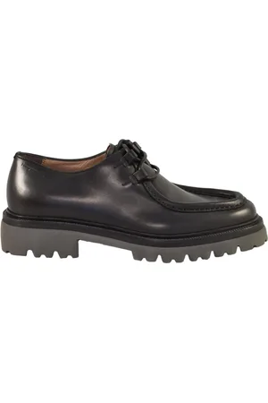 Salvatore Ferragamo Sko, Herre, Sort, 45 EU, Læder, Sko
