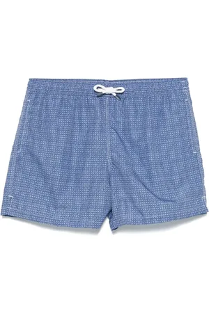 FEDELI Badetøj, Herre, Blå, 2XL, Uld, Navy Blå Badeshorts med Snøre
