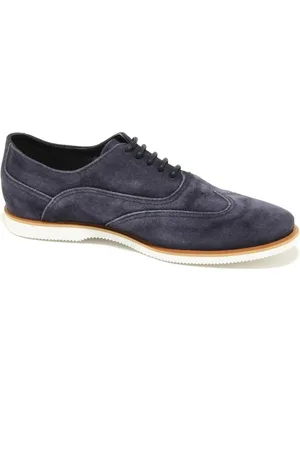 Hogan Sko, Herre, Blå, 39 EU, Vintage effekt slip-on sko