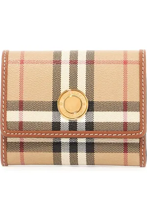 Burberry Tilbehør, Dame, Flerfarvet, ONE SIZE, Faux Leather Bifold Wallet