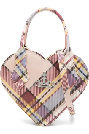 Vivienne Westwood Taske, Dame, Flerfarvet, ONE SIZE, Uld, Beige Top Håndtag Skuldertaske