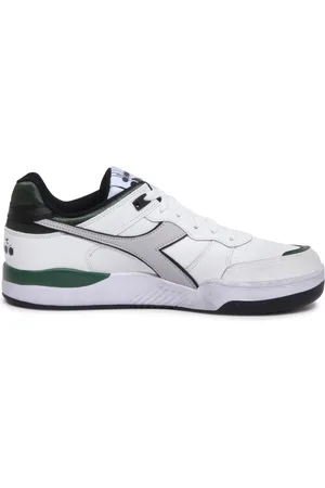 Diadora Sko, Herre, Hvid, 44 EU, Vintage Icona Sko Hvid/Grøn