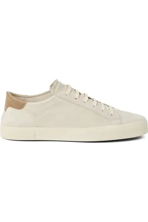 Brunello Cucinelli Sko, Herre, , 44 EU, Hvid Snøresneaker med Gummisål