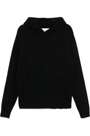 Seven Gauge Sweathshirts & Hoodies, Herre, Sort, XL, Uld, Sort Uld Hættetrøje